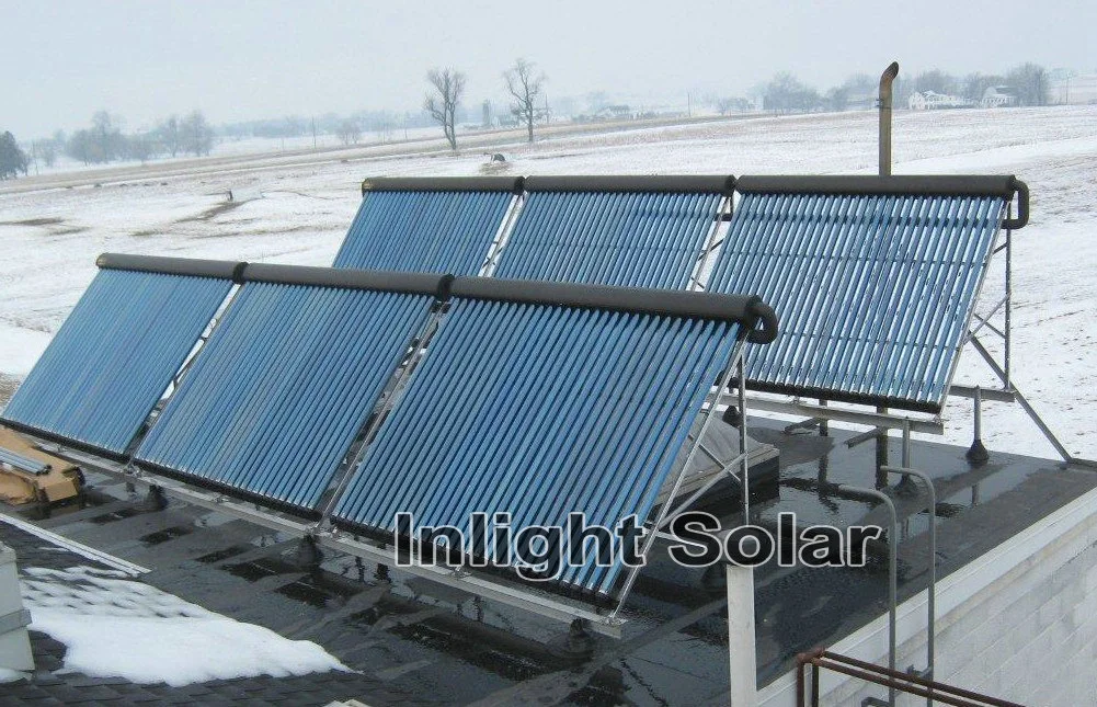 24tubes Aluminum Alloy Heat Pipe Solar Collector