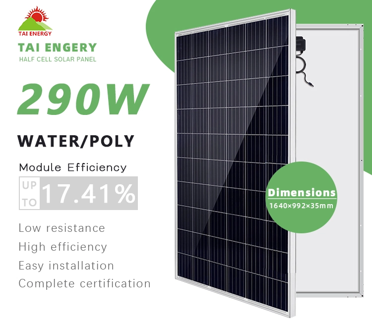 Home Industry and Commerce Use Double Glass Canadian Panels Bifacial 275W Flexible Pvt Hybrid 60cells Mono Solar Panel