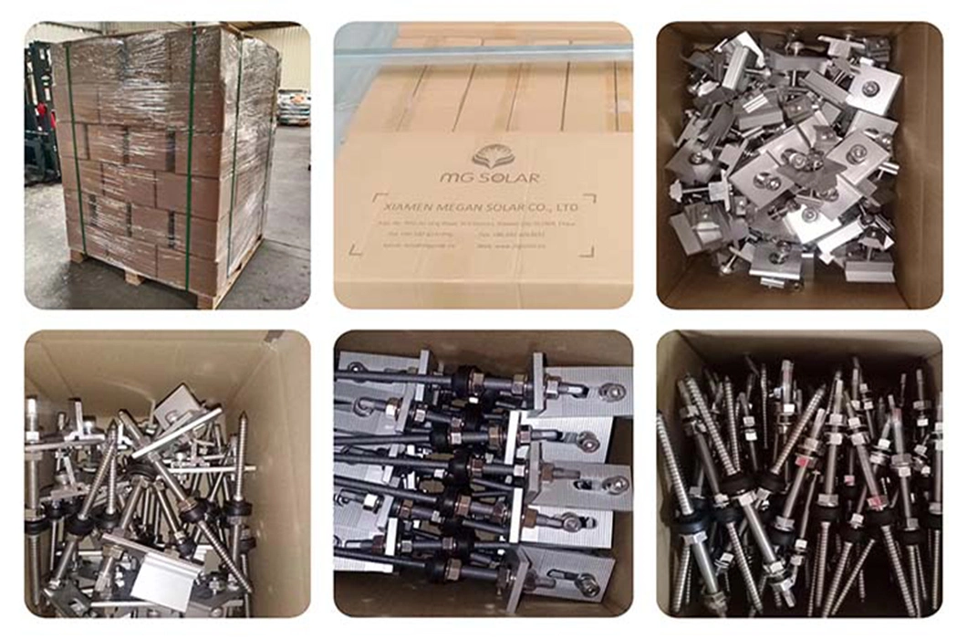 Solar Racking Structure Brackets Solar Mounting Accessories Stainless Steel Solar Hanger Bolt