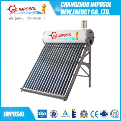 Pre-Heated Solar Water Heater with Copper Coil Heat Exchanger